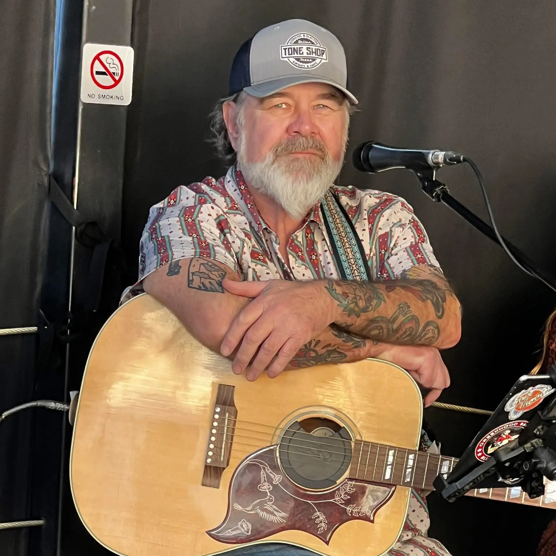 Gabe Choate with guitar